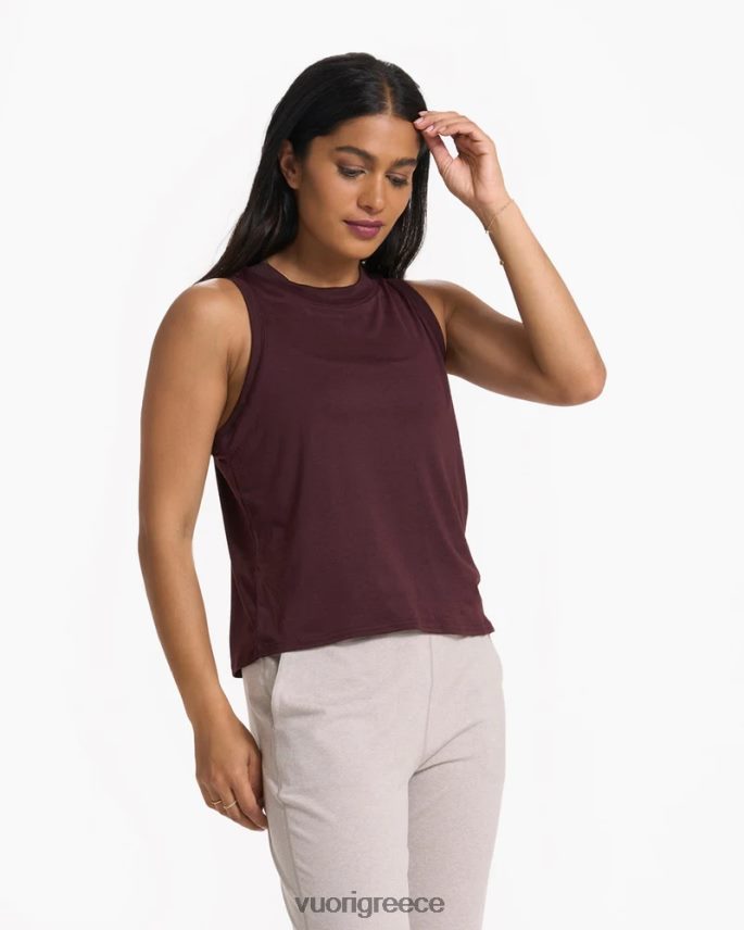 Vuori γυναίκες ενεργειακή κορυφή είδη ένδυσης ρουμπινί ερείκη F8RJ0V108