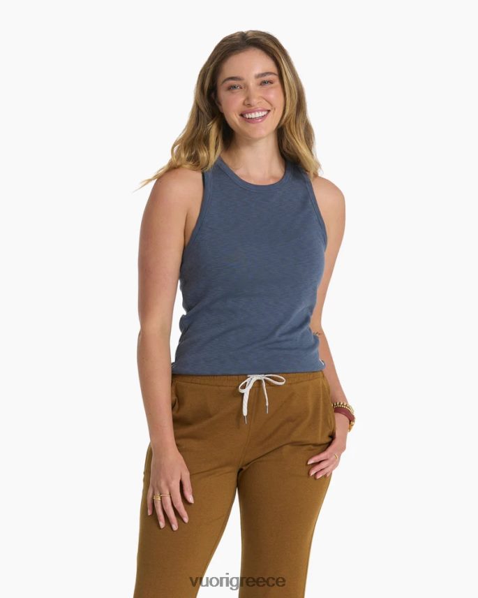 Vuori γυναίκες δεξαμενή με ψηλό λαιμό ανατολής είδη ένδυσης γαλανός F8RJ0V49