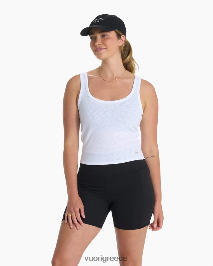 Vuori γυναίκες δεξαμενή καλλιέργειας ανατολής ηλίου είδη ένδυσης άσπρο F8RJ0V52