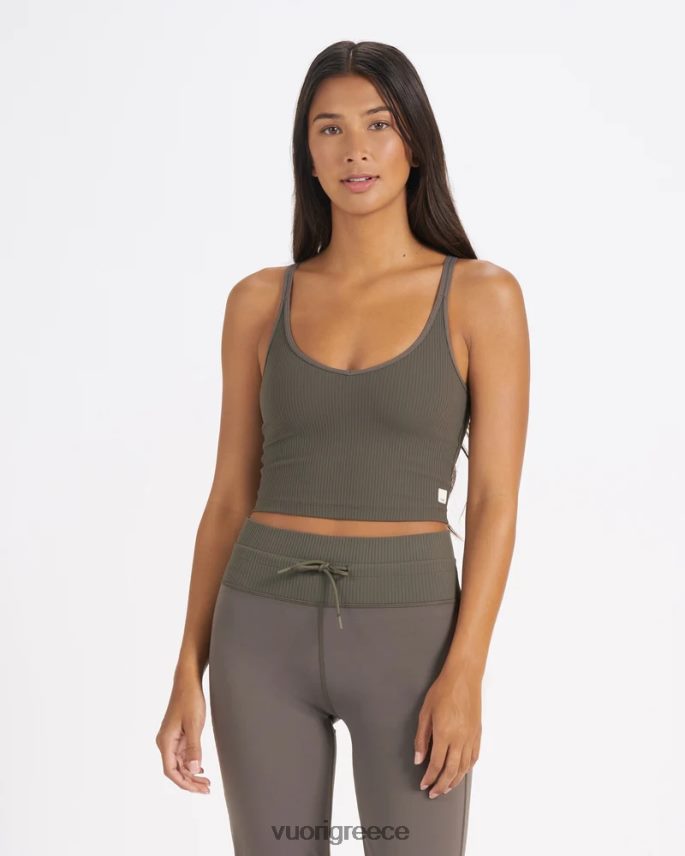 Vuori γυναίκες δεξαμενή καλλιέργειας ραβδώσεων είδη ένδυσης ρίγανη F8RJ0V76