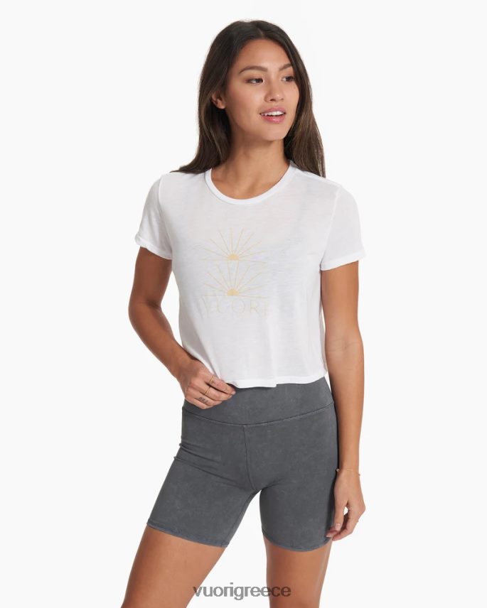 Vuori γυναίκες ακτή μοντέρνο μπλουζάκι είδη ένδυσης άσπρο F8RJ0V92