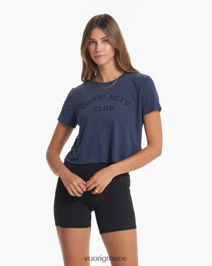 Vuori γυναίκες ενεργό μπλουζάκι club είδη ένδυσης ναυτικό ρείκι F8RJ0V100