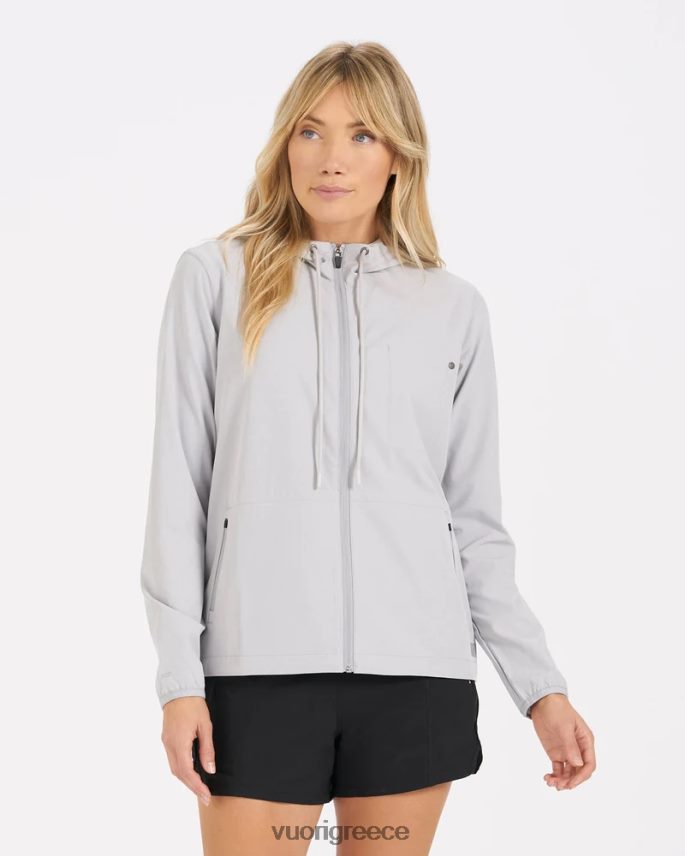 Vuori γυναίκες κέλυφος γυμναστηρίου εξωτερικού χώρου είδη ένδυσης υφή λινό πλατίνα F8RJ0V164