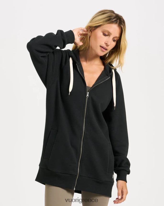 Vuori γυναίκες επαναφορά κουκούλας είδη ένδυσης πλυμένο μαύρο F8RJ0V165