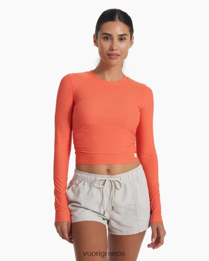 Vuori γυναίκες πλήρωμα αμμόλοφων με μακριά μανίκια είδη ένδυσης ελαφριά παπάγια F8RJ0V147