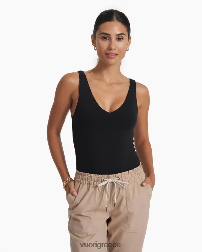Vuori γυναίκες κορμάκι φωτοστέφανο είδη ένδυσης μαύρος F8RJ0V111