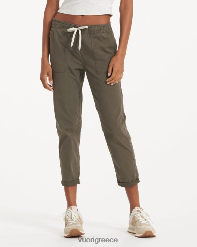 Vuori γυναίκες vintage ripstop παντελόνι είδη ένδυσης μαύρη ρίγανη F8RJ0V343