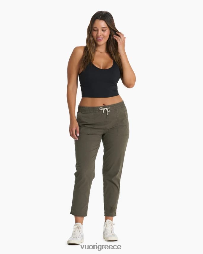 Vuori γυναίκες vintage ripstop παντελόνι είδη ένδυσης μαύρη ρίγανη F8RJ0V343