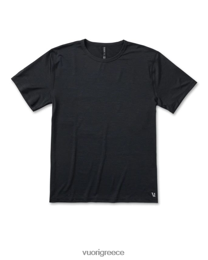 Vuori άνδρες μπλουζάκι ζέφυρο είδη ένδυσης μαύρο ρείκι F8RJ0V483