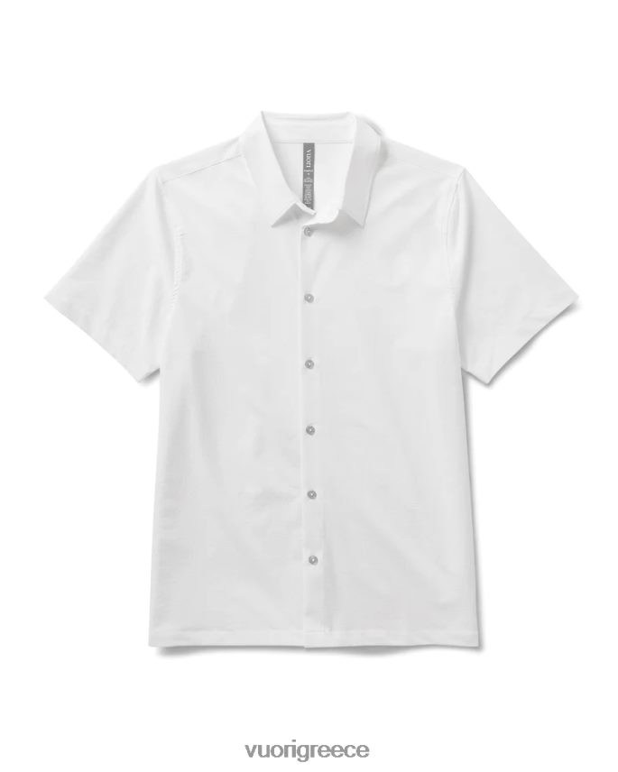 Vuori άνδρες κοντομάνικο κουμπί Manhattan κάτω είδη ένδυσης άσπρο F8RJ0V496