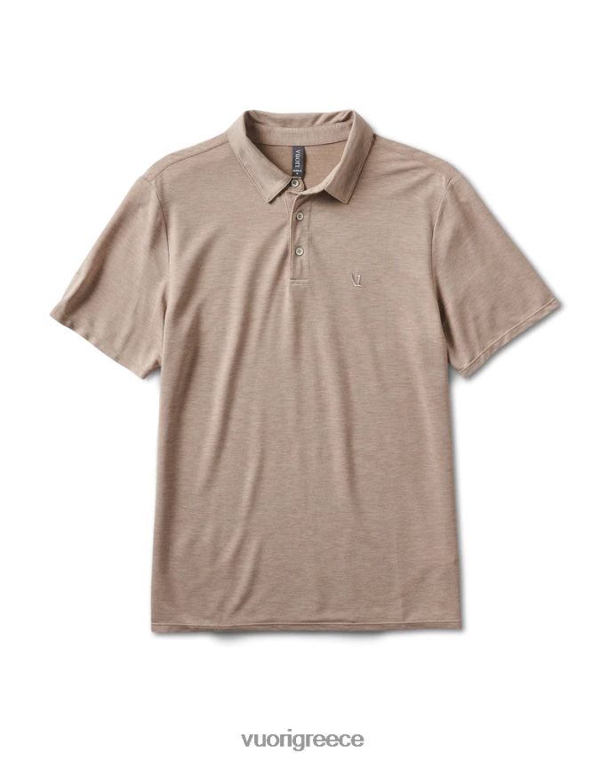 Vuori άνδρες πλεκτό twill πόλο είδη ένδυσης ρείκι καμήλας F8RJ0V500