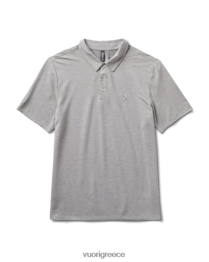 Vuori άνδρες πλεκτό twill πόλο είδη ένδυσης ατσάλινη ερείκη F8RJ0V513