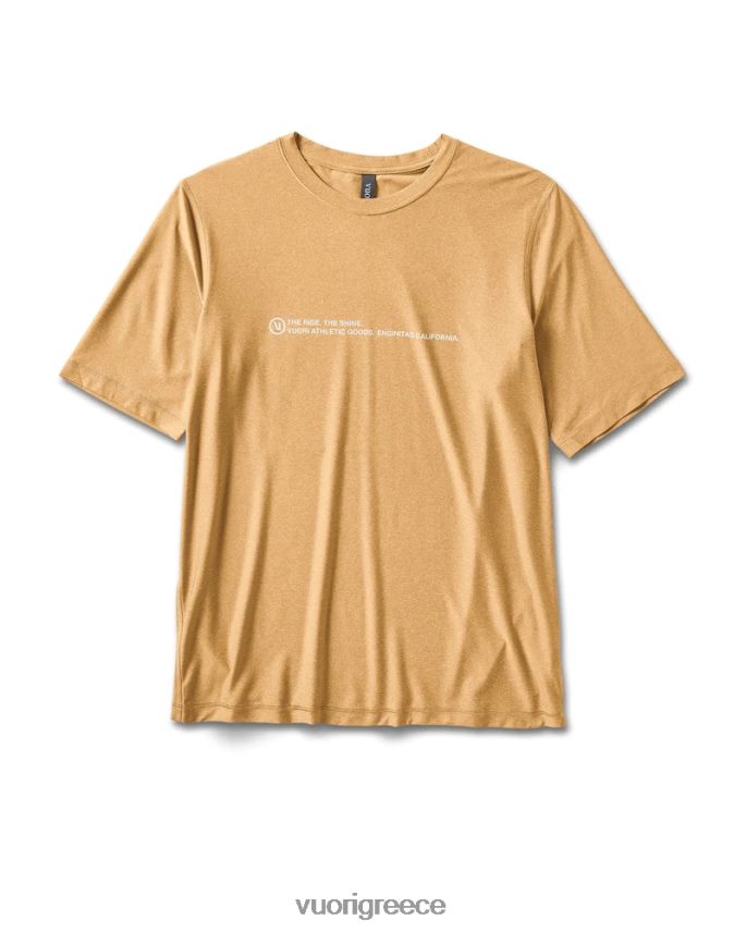 Vuori άνδρες κοντομάνικο uluwatu 23 water tee είδη ένδυσης σκούρο χρυσό ρείκι F8RJ0V493