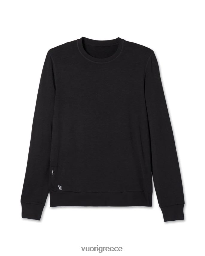 Vuori άνδρες πλήρωμα απόδοσης πόντο είδη ένδυσης μαύρο ρείκι F8RJ0V556