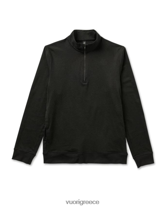 Vuori άνδρες μισό φερμουάρ coronado είδη ένδυσης μαύρο ρείκι F8RJ0V586