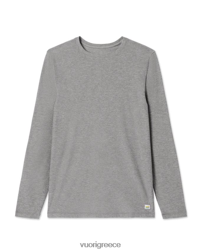 Vuori άνδρες μακρυμάνικο μπλουζάκι strato tech είδη ένδυσης ερείκη γκρι F8RJ0V553