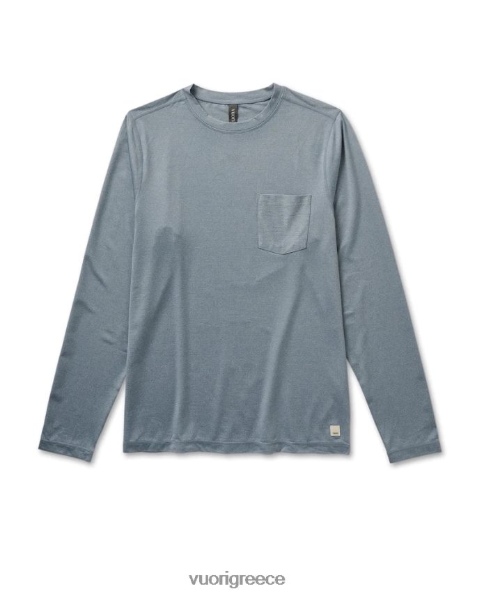 Vuori άνδρες μακρυμάνικο μπλουζάκι απόδοσης tradewind είδη ένδυσης σύννεφο ρείκι F8RJ0V562