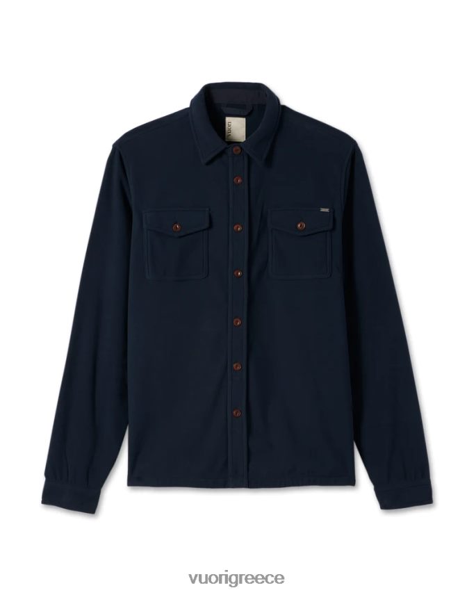 Vuori άνδρες σακάκι πουκάμισου από ασπέν είδη ένδυσης μελάνι F8RJ0V541