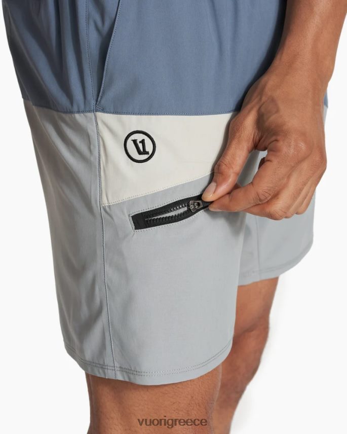 Vuori άνδρες colorblock kore κοντό είδη ένδυσης ανοιχτό γαλάζιο/ατσάλι/ατμός F8RJ0V725
