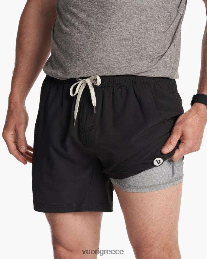 Vuori άνδρες kore short 5\" είδη ένδυσης μαύρος F8RJ0V668
