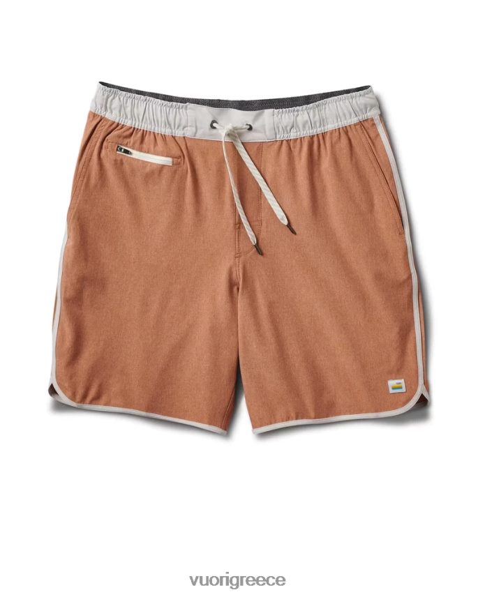 Vuori άνδρες τράπεζες βραχυπρόθεσμα είδη ένδυσης υφή λινό palo santo F8RJ0V738